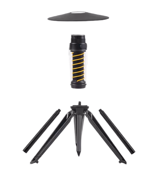 Outdoor camping light portable nightlight portable flashlight tripod stand lighting lighthouse canopy tent atmosphere light - Image 4